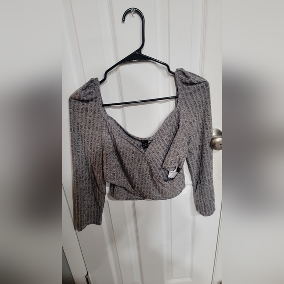 SHEIN Tops - Shein Women's Gray Sweater Top